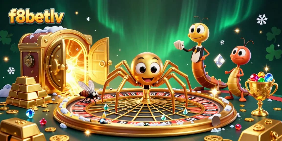 Experience thrilling bets at f8betlv through a vibrant 3D casino illustration featuring engaging game elements.