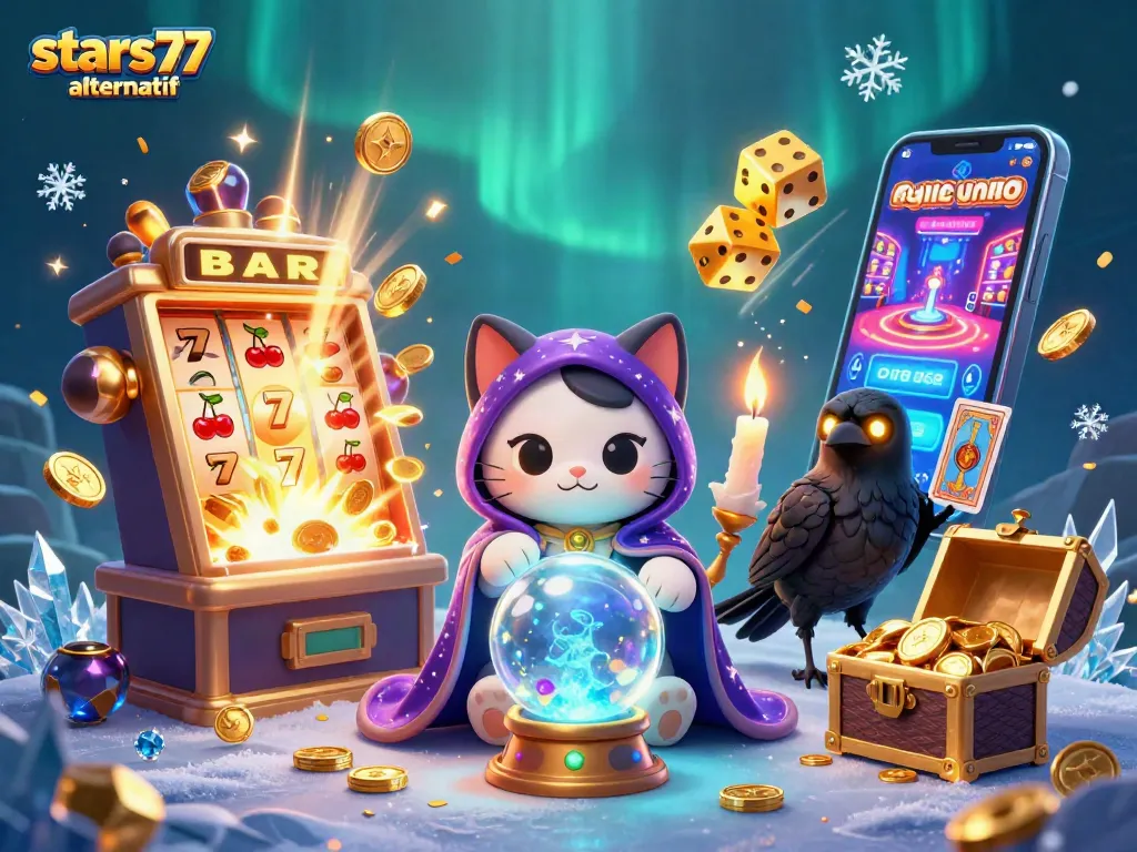 Tarot dan kucing misterius berkolaborasi dalam pengalaman bermain yang menyenangkan di stars77 alternatif.