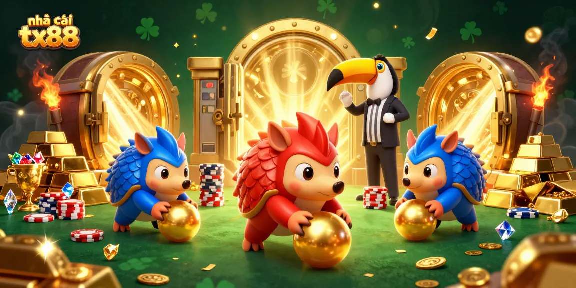 Engage with thrilling games at nhà cái tx88, featuring vibrant pangolins and casino treasures