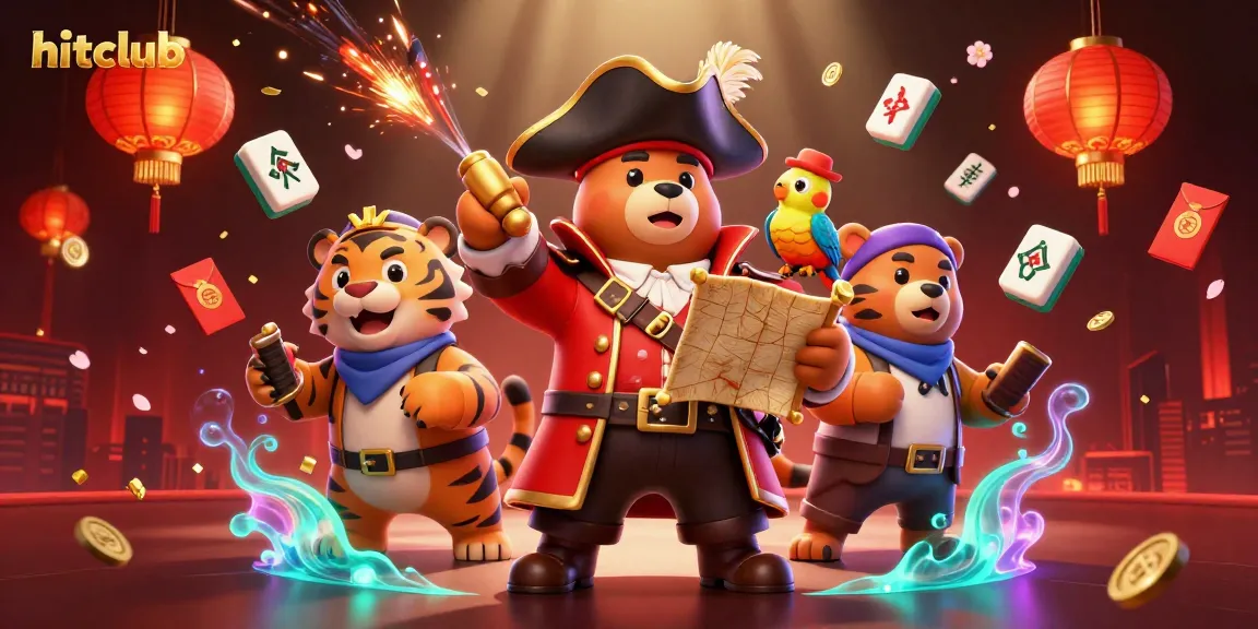 Engage in the exciting world of hitclub with a vibrant casino scene featuring cartoon characters and rich gambling elements.