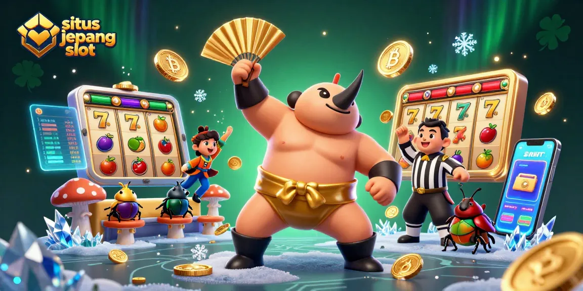 Experience excitement at situs jepang slot with a vibrant 3D celebration featuring lucky characters and dynamic elements.