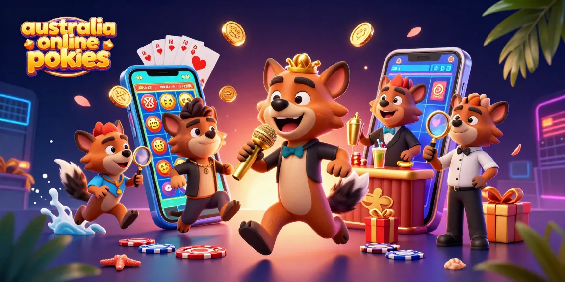 Engage with the lively atmosphere of australia online pokies featuring hyenas running a comedy casino club.